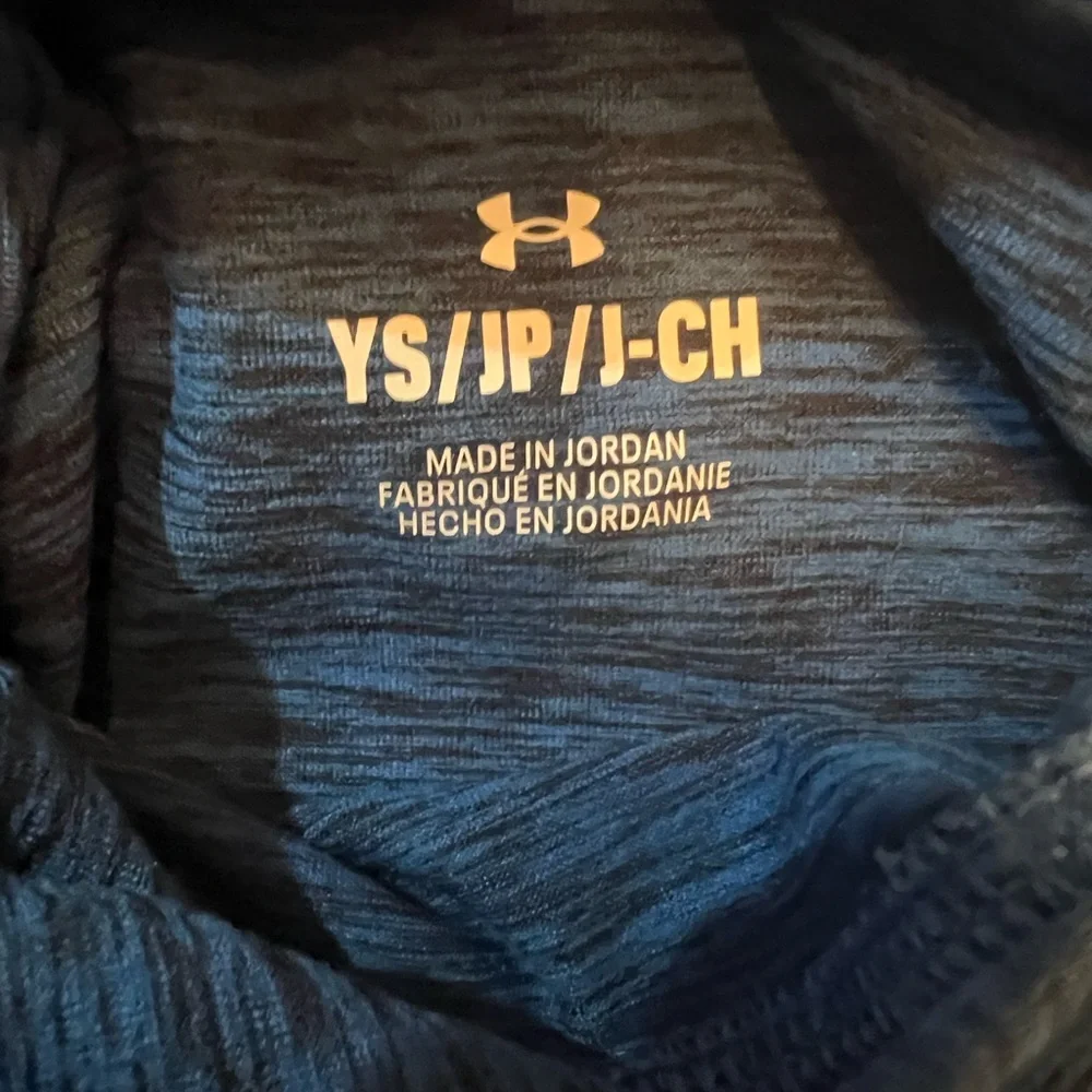 NWT Under Armour Atlantis Blue KIDS Hoodie - Picture 3 of 6
